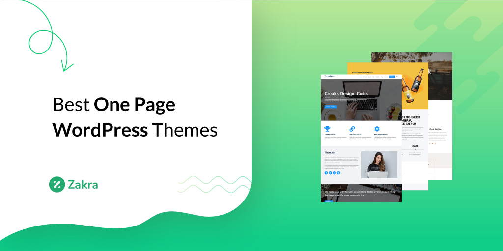 Best One Page WordPress Themes