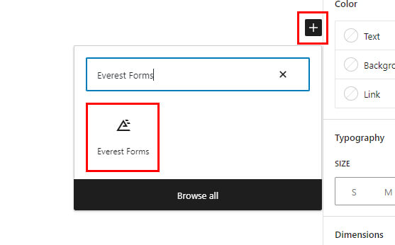 Everest Forms Block
