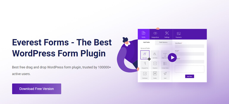 Everest Forms Best WordPress Contact Form Plugins