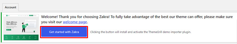 Get Started with Zakra