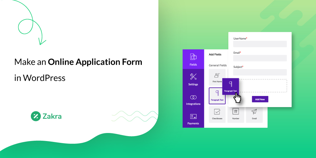 Make an Online Application Form In WordPress