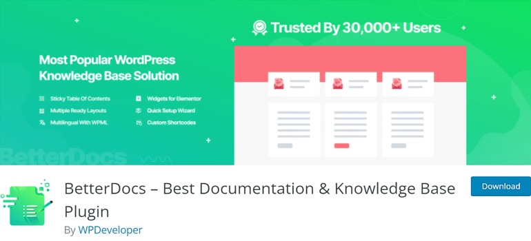 BetterDocs WordPress Plugin
