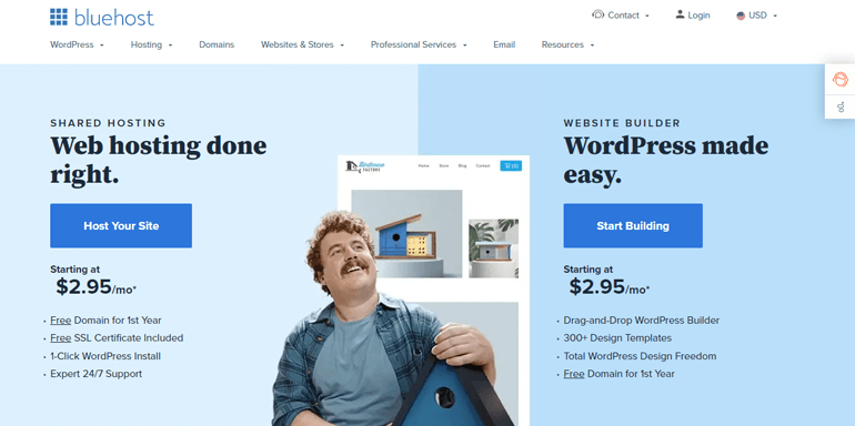 Bluehost WordPress Hosting